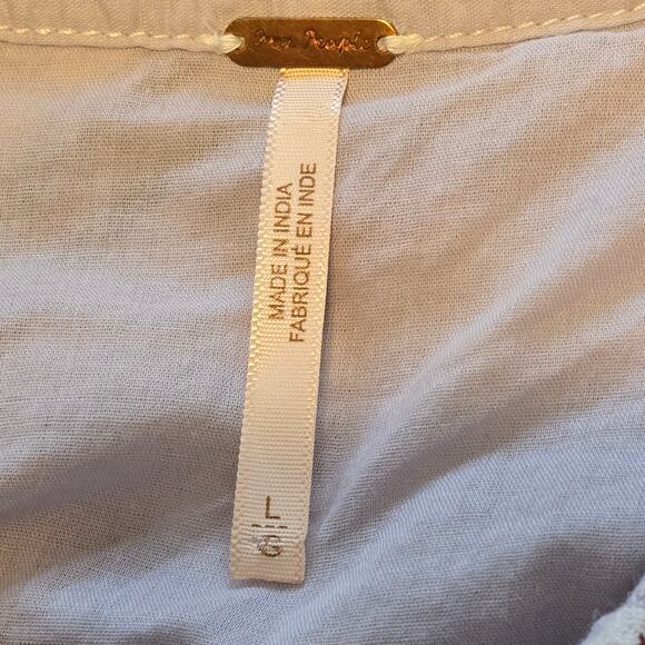 Free People Wesley Plaid Button Up Top Womens Size Large Multicolor Grunge - Picture 3 of 9